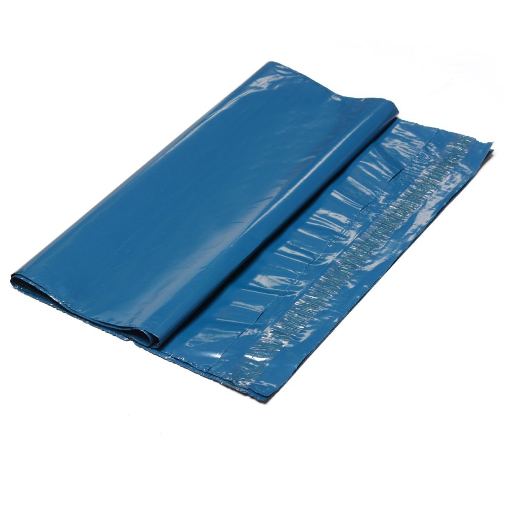 100 Bolsas E-commerce Lisos Azul 3R N°2 - 30x45+5 cm- C/adh - Imagen 2