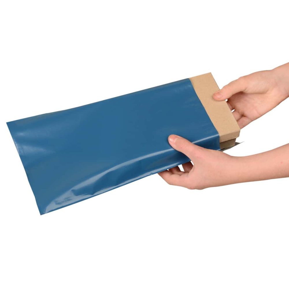 200 Sobres Bolsas E-commerce lisos Azul 3R N°1 -20X32-C/adh
