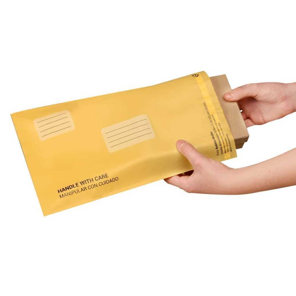 500 Sobres E-commerce para envíos 22x30 cm Marrones Tamaño A4 - Imagen 2