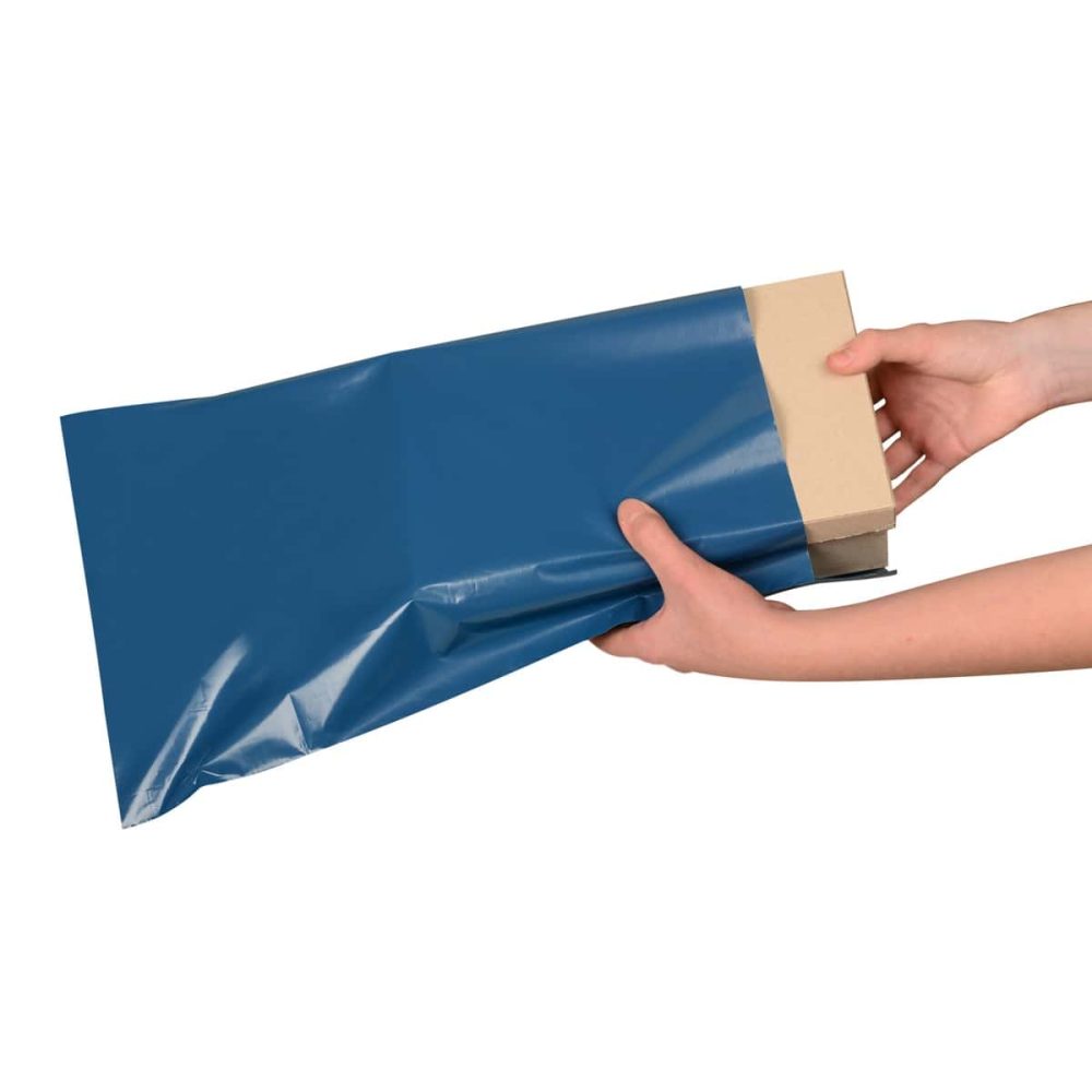 400 Bolsas E-commerce lisos Azul 3R N°3 -42X54-C/adh