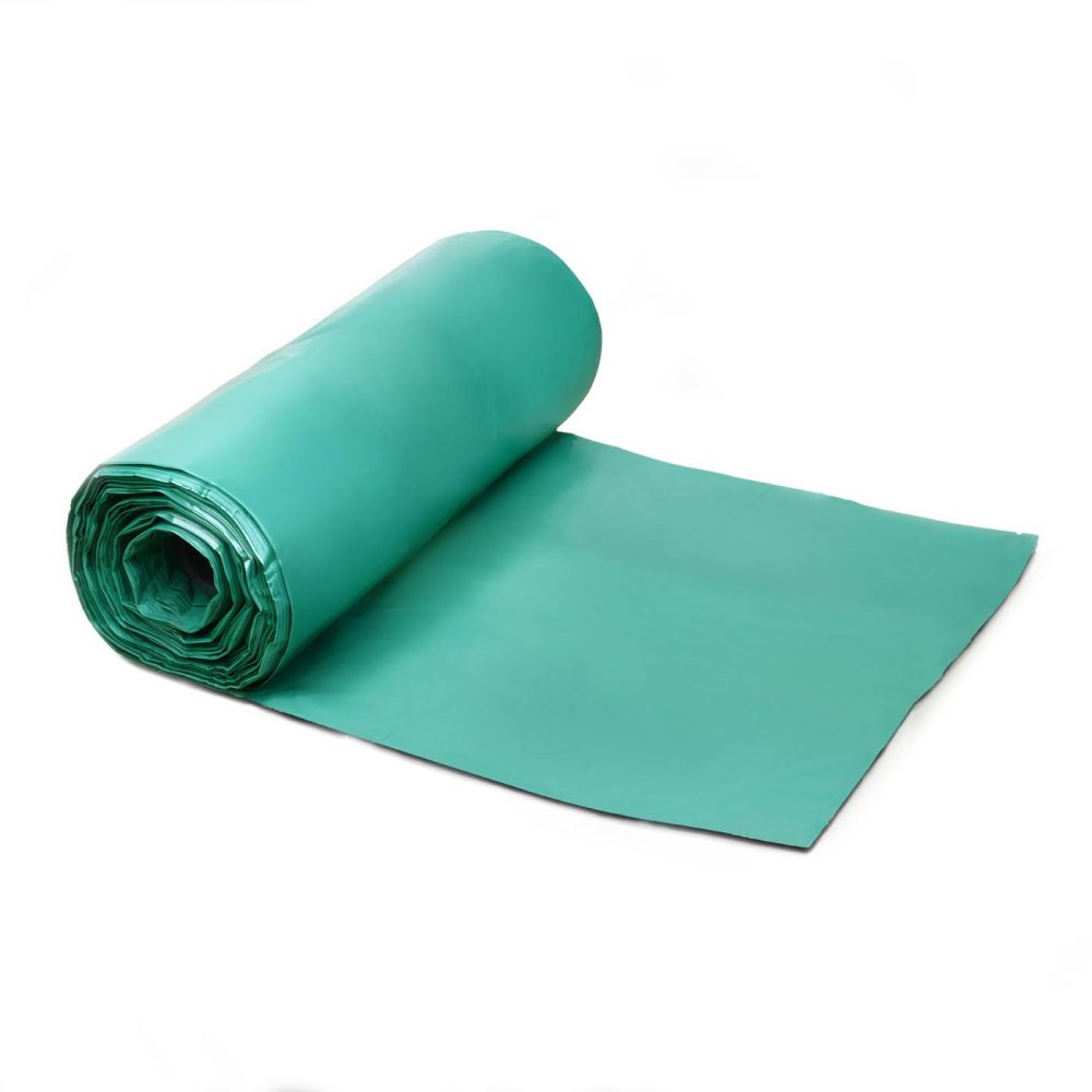 Rollo 100 Unidades  Bolsas De Residuos Verdes 50x70 cm