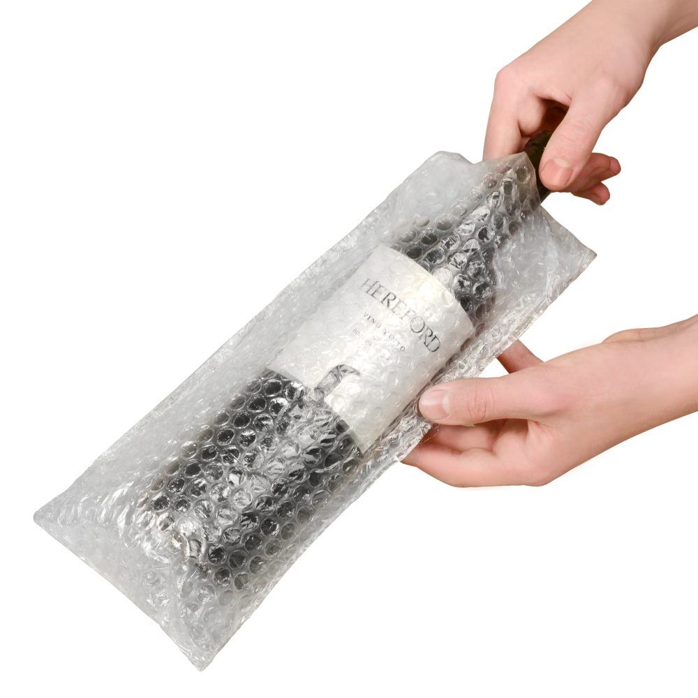 500 Bolsas burbuja protectora para Botellas 35×15