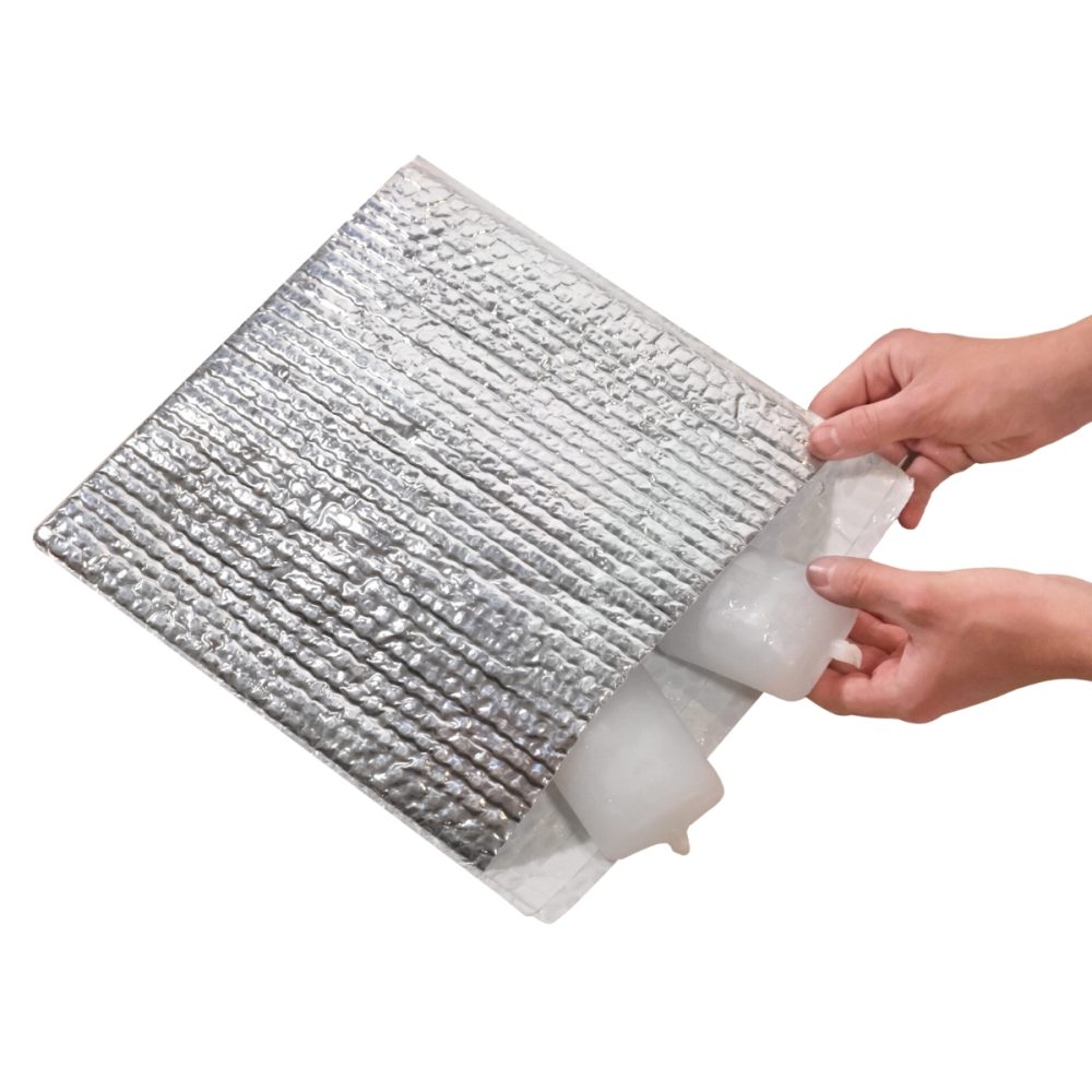 100 Bolsas ThermoBag® Envase Térmico con cierre adhesivo  (30X30+5 cm)