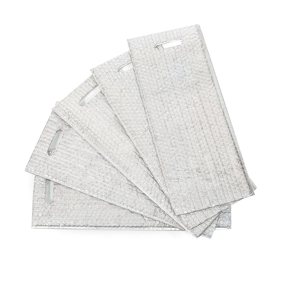 20 Bolsas ThermoBag® Envase Térmico con cierre adhesivo (rectángulo Troquel) 19x50 - Imagen 5
