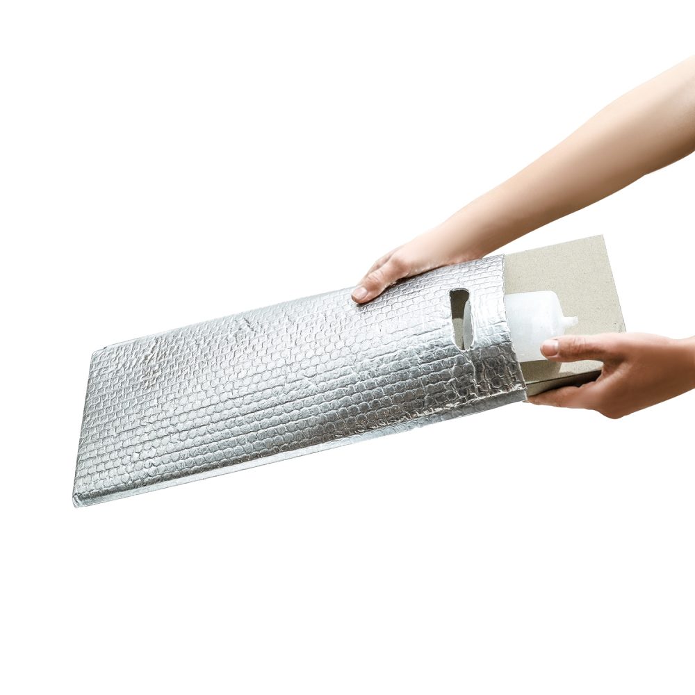 20 Bolsas ThermoBag® Envase Térmico con cierre adhesivo (rectángulo Troquel) 19x50 - Imagen 2