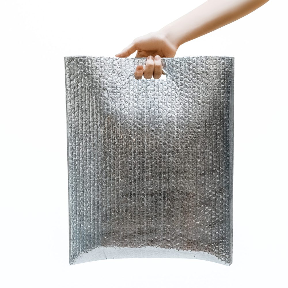 20 Bolsas ThermoBag® Envase Térmico con cierre adhesivo  (rectángulo Troquel) 40x50