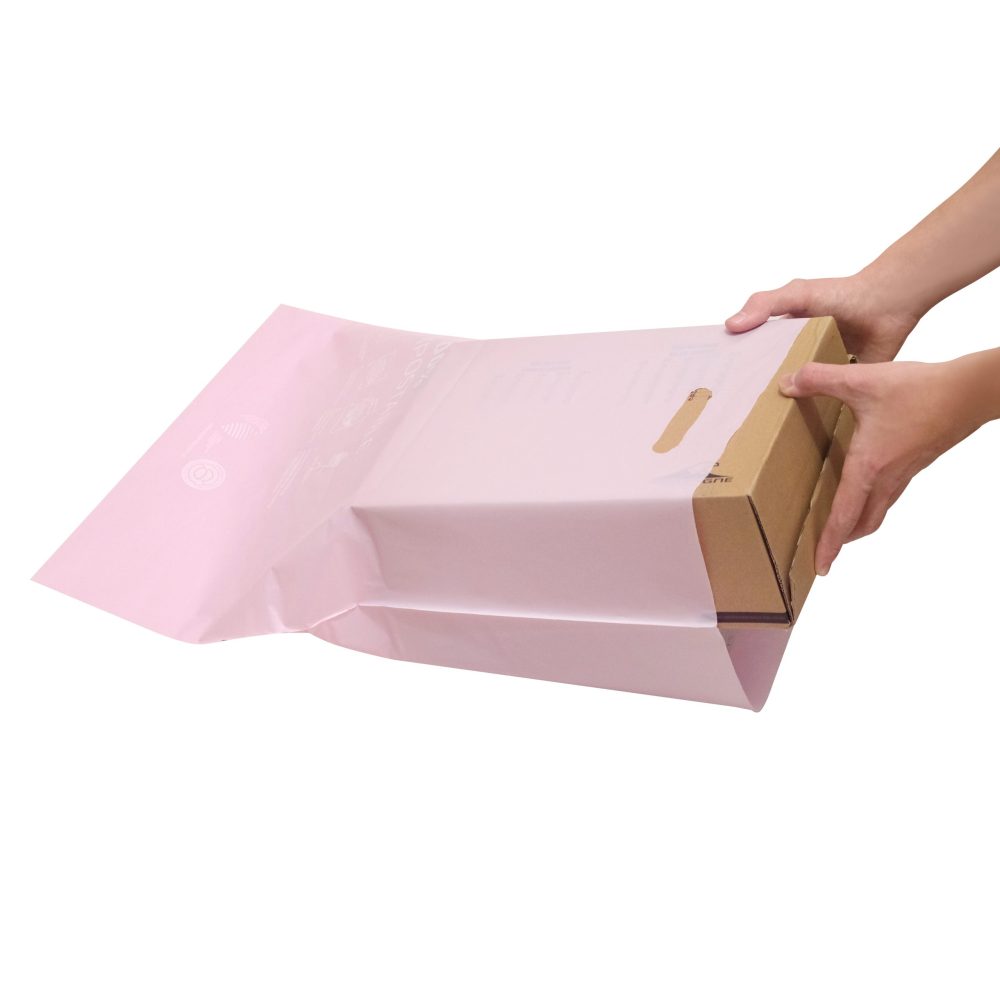 20 Bolsas Riñon Biocompostables "Rosa"  (42 x 59 cm x 40 mic) - Imagen 2