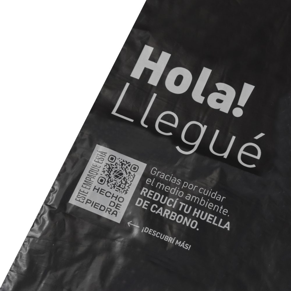 100 Bolsas E-commerce Hola Llegué N° 3-Hecho de Piedra- 42x54+5 cm- C/adh - Imagen 3